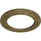 Ekena Millwork Andrea Ceiling Medallion (Fits Canopies up to 8"), 12"OD x 8"ID x 1/2"P, Mississippi Mud Crackle CM12ADMMC - alternate 4